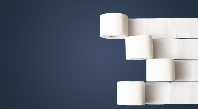 便器と便座の隙間から